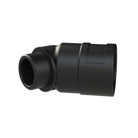 ABB - Raccordo 45 gradi M25 DN23 IP66 CSA PA6 nero.