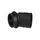 ABB - Raccordo 45 gradi DN48 M63 in PA6 nero IP66 CSA per condotti da 48 mm, resistente alle intemperie. BVAD-M638GT