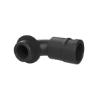 ABB - RACCORDO 90 GRADI CURVO DN17 M25 PA6 NERO IP66 BLACK.