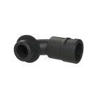 ABB - RACCORDO 90 GRADI CURVO DN17 M25 PA6 NERO IP66 BLACK.