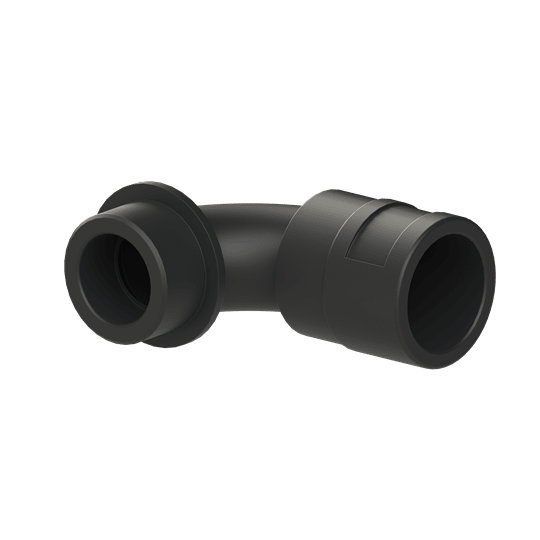 ABB - Raccordo 90° curvo M32 DN23 in PA6 nero IP66.