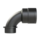 ABB - Raccordo 90° curvo M32 DN29 PA6 IP66 nero per installazioni elettriche.