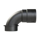 ABB - Raccordo 90° curva DN36 M50 in PA6 nero IP66 per installazioni elettriche.