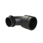 ABB - Raccordo curvo 90° DN48 M50 in PA6 nero IP66 per installazioni elettriche. BVBD-M508GT