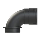 ABB - Raccordo curva 90 gradi DN48 M63 in PA6 nero IP66.