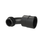 ABB - Raccordo curvo a 90 gradi M25 DN23 in PA6 nero IP68.