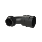 ABB - Raccordo 90° curvo M40 DN40 PA6 IP68 nero per applicazioni industriali. BVBV-M406