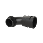 ABB - Raccordo 90° curvo M40 DN40 PA6 IP68 nero per applicazioni industriali.