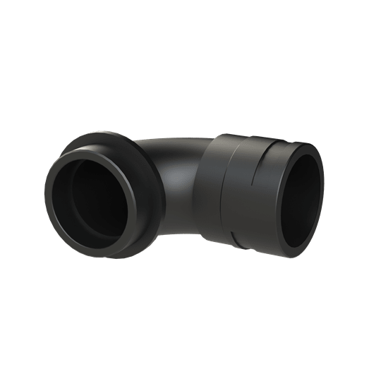 ABB - RACCORDO 90G DN63 M63 PA6 BLK IP68.