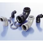 ABB - Raccordo curva 90° DN36 PG36 PA6 IP68 nero.