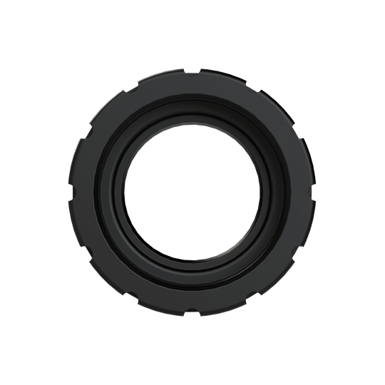 ABB - FTNG Femmina 1-3/8 pollici NW23 PA6 IP66 Nero Adattatore Amplificatore DN23 UNEF 1-3/8-18 PA6 Nero IP66.