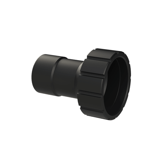 ABB - FTNG fem 1-5/8in NW17 PA6 IP66 BLK adatt.amp DN17 UNEF 1-5/8-18 PA6 BK IP66. BVIDA-U407GT