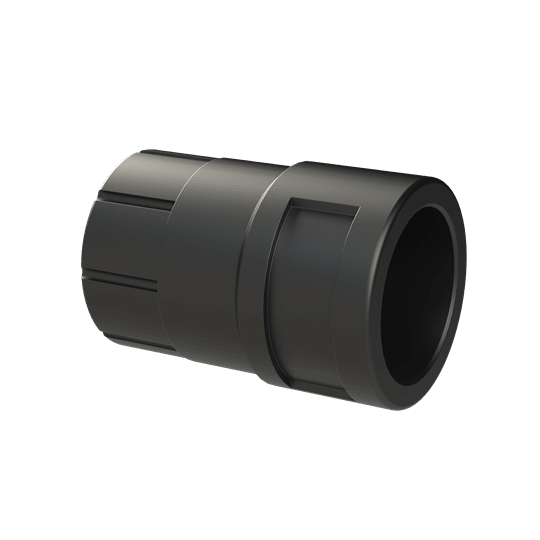 ABB - Raccordo femmina 1-3/16 pollici DN23 UNEF 1-3/16-18 nero IP66 PA6 FTNG MIL BK.