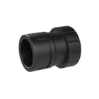 ABB - Raccordo femmina 1-7/16 pollici DN23 UNEF 1-7/16-18 nero IP66 PA6 MIL BK.
