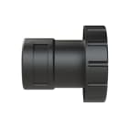 ABB - Adattatore AMP DN17 UNEF 1-3/8-18 e FTNG FEM 1-3/8IN NW17 in PA6 nero IP68 per uso industriale. BVIRA-U347