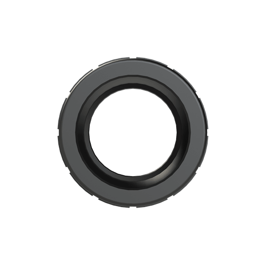 ABB - Raccordo femmina 1-7/16 pollici DN23 UNEF 1-7/16-18 in PA6 nero IP68 per applicazioni industriali. BVIVG-U353