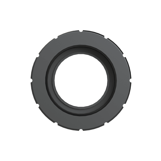 ABB - Raccordo femmina 1-7/16" DN36 UNEF PA6 IP68 nero per applicazioni industriali.