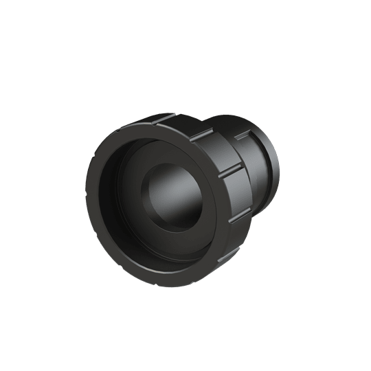 ABB - Raccordo femmina 1-3/4" DN23 in PA6 nero IP68 per applicazioni industriali.