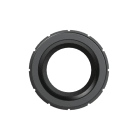 ABB - Raccordo maschio femmina da 2-1/4 pollici in PA6 nero con protezione IP68 per applicazioni industriali.