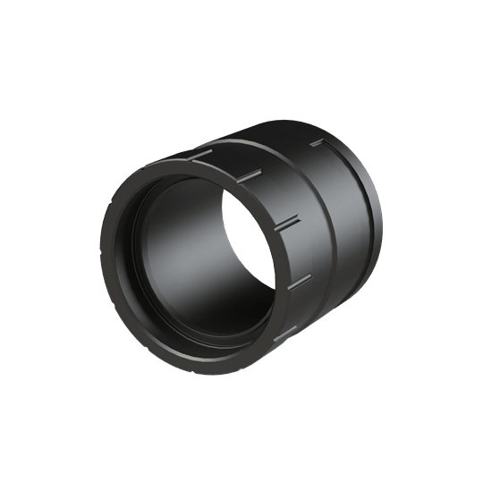 ABB - Raccordo femmina 2-1/4 pollici DN48 UN 2-1/4-16 in PA6 nero IP68 per applicazioni industriali. BVIVG-U568