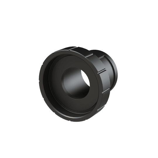 ABB - Raccordo femmina 2-1/4 pollici DN29 UN 2-1/4-16 in PA6 nero IP68. BVIVG-U569