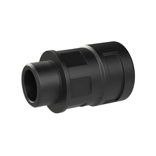 ABB - Raccordo di fissaggio STR M20 DN17 PA6 IP66 Nero Black NW17. BVND-M207GT