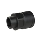 ABB - Raccordo di dimensioni DN23 e M25 in materiale PA6 nero con protezione IP66 e certificazione CSA.