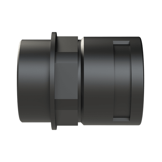 ABB - Raccordo di giunzione DN36 M50 in PA6 nero con protezione IP66 e certificazione CSA. BVND-M506GT