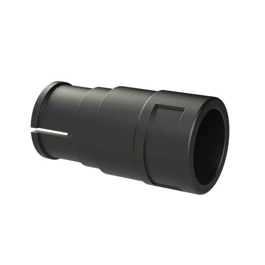 ABB - Raccordo guaina-tubo DN23 M25 nero IP68 senza morsetto di bloccaggio NW23 PA6.