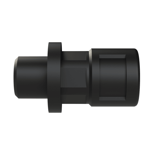 ABB - Raccordo di dimensione DN12 M12 in materiale PA6 nero con protezione IP68. BVNV-M12M