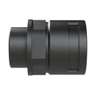 ABB - Raccordo di dimensioni DN36 e M40 in materiale PA6 nero con protezione IP68 e certificazione CSA.