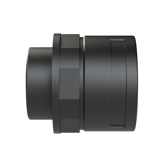 ABB - CONDOTTURA FITTING STRAIGHT M50 DN48 PA6 BLACK IP68 CSA RACCORDO BK. BVNV-M508