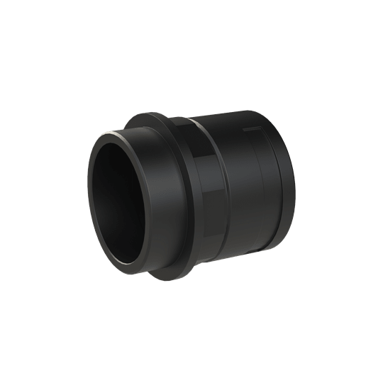 ABB - Raccordo di dimensioni DN48 e M63 in materiale PA6 nero con protezione IP68 e certificazione CSA.