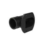 ABB - Condotto flessibile 90 gradi flangiato DN36 PG36PA6 nero IP66.