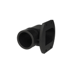 ABB - Raccordo a flangia 90 gradi DN36 PG36 PA6 nero IP68.