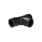 ABB - T-CONN 1PC 3X DN10 PA6 IP68 BLACK RACCORDO A T DN10+DN10+DN10 PA6 NERO IP68 BVTR-101010