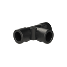 ABB - T-CONN 1PC 3X DN10 PA6 IP68 BLACK RACCORDO A T DN10+DN10+DN10 PA6 NERO IP68