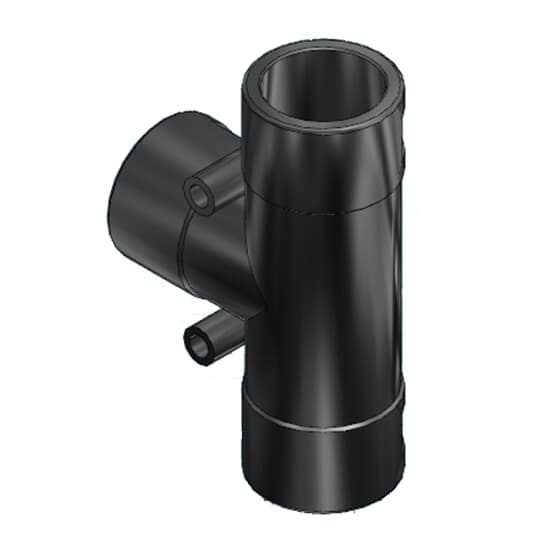 ABB - T-connessione 1 pezzo 3 vie NW10 PA6 IP68GT nero raccordo a T DN10 PA6 nero IP68.