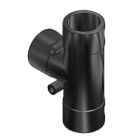 ABB - T-connessione 1 pezzo 3 vie NW10 PA6 IP68GT nero raccordo a T DN10 PA6 nero IP68.