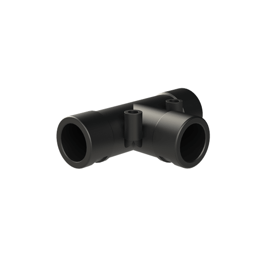 ABB - T-CONN 1PC 3X DN17 PA6 IP68 BLACK RACCORDO A T DN17+DN17+DN17 PA6 NERO IP68 BVTR-171717