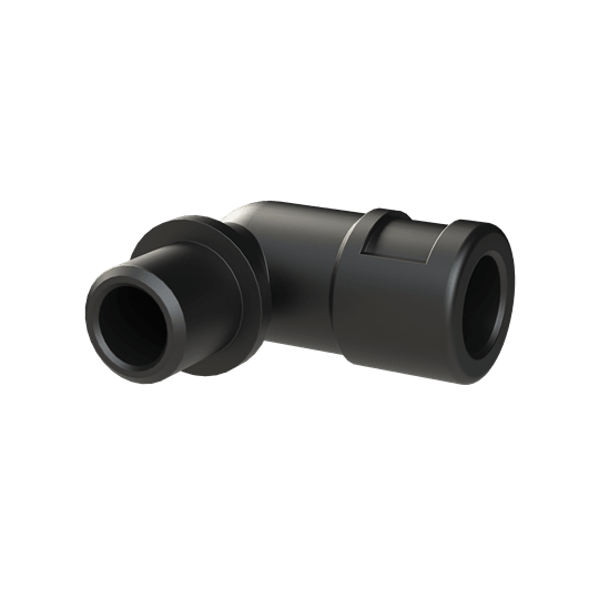 ABB - Raccordo 90 gradi M12 in PA6 nero IP66 CSA DN12 BLK.