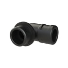 ABB - Raccordo 90 gradi M20 in nylon nero IP66 CSA DN10 per installazioni industriali. BVWD-M200GT