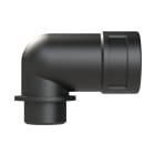 ABB - Raccordo 90 gradi M20 DN17 PA6 IP66 CSA nero.