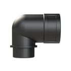 ABB - Raccordo 90 gradi M32 DN29 PA6 IP66 CSA nero per installazioni industriali.