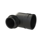 ABB - Raccordo 90 gradi DN48 M50 in PA6 nero IP66 CSA per applicazioni industriali.