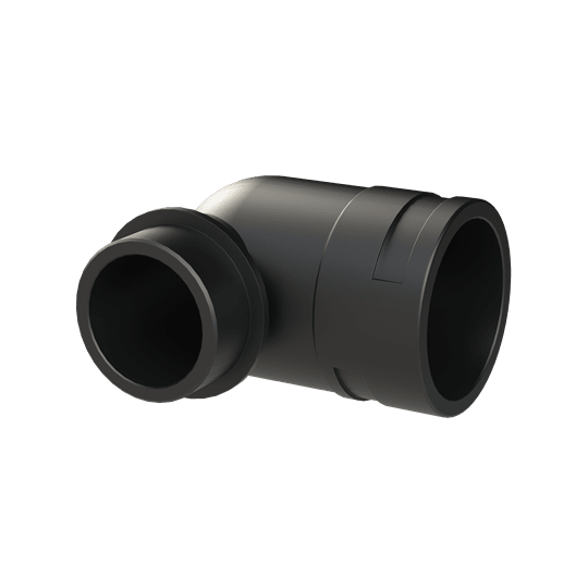 ABB - Raccordo 90 gradi DN48 M50 in PA6 nero IP66 CSA per applicazioni industriali. BVWD-M508GT