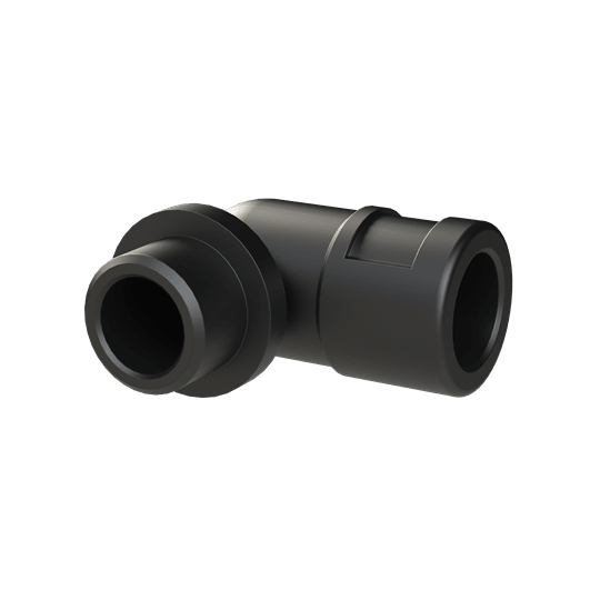 ABB - Raccordo 90 gradi M16 DN10 PA6 nero IP68 CSA BLK.