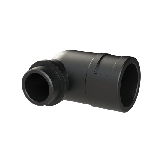 ABB - Raccordo 90 gradi DN25 M25 PA6 nero IP68 CSA. BVWV-M253