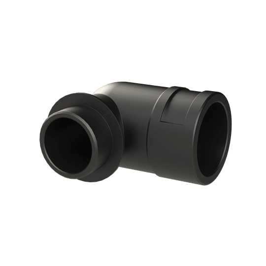 ABB - Raccordo 90 gradi DN32 M32 PA6 nero IP68 CSA per condotti da 29 mm.