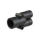 ABB - Raccordo a Y DN23+DN17 in PA6 nero IP66 per uso industriale. BVYD-231717GT